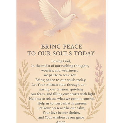 Gods Recovery Plan and Peaceful Healing