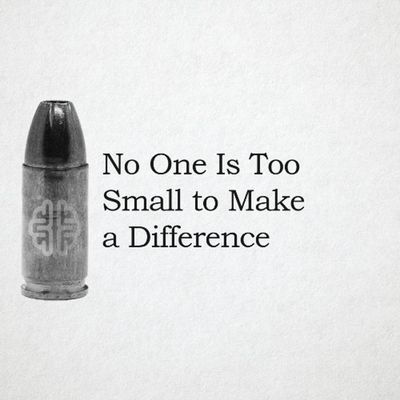 No One Is Too Small to Make a Difference