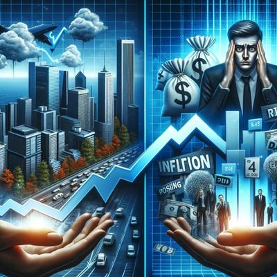 Datos de mejora sobre el crecimiento y empeoramiento sobre la inflación - Salida de emergencia