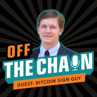 Bitcoin Sign Guy: The Legend of the Sign