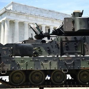 What's the message behind Trump's military parade?