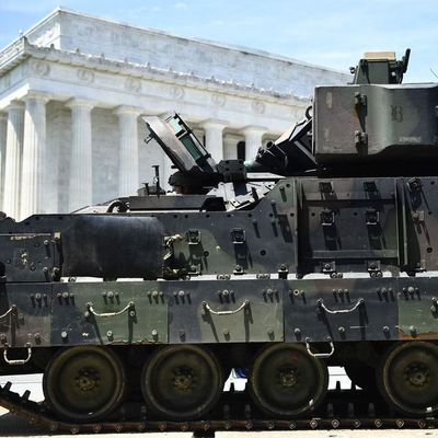 What's the message behind Trump's military parade?