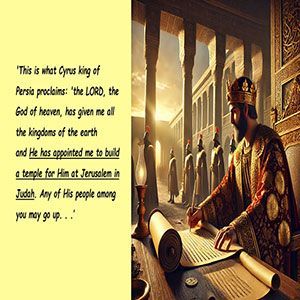 25.05.06 “Freed to Rebuild Jerusalem!” (Daniel 9:1-3; Ezra 1:1-5)