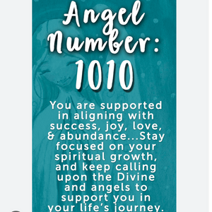 Angel Number 1010 🕊️🙏🌸🙏🪽💫♾️