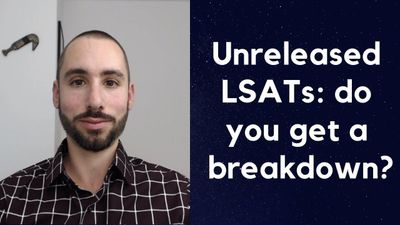 Unreleased LSATs: will LSAC still give you the breakdown?
