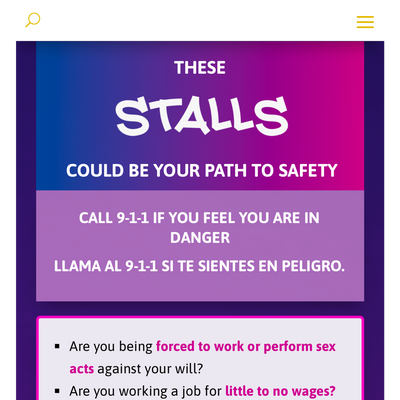 Human trafficking numbers / Help