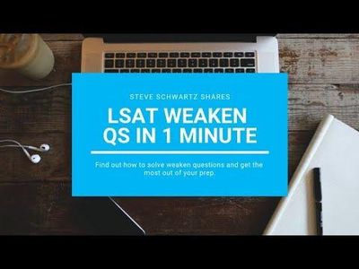 17: LSAT Weaken Questions in 1 Minute | Logical Reasoning