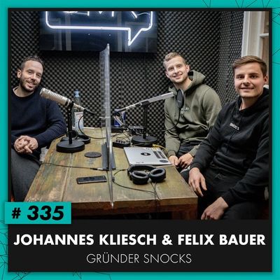 OMR #335 mit den Snocks-Gründer Johannes Kliesch und Felix Bauer + Bernd von Geldern vom FC St. Pauli
