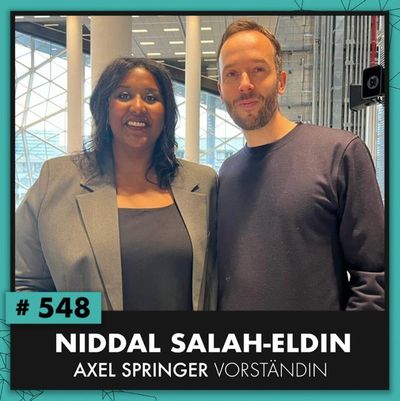 OMR #548 mit Axel-Springer-Vorständin Niddal Salah-Eldin