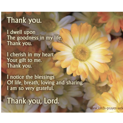 Keeping us Safe and Being Grateful
