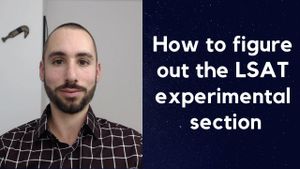 How to figure out the LSAT experimental section (after the test)