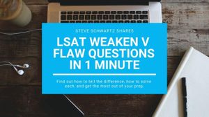 LSAT Weaken vs Flaw Questions in 1 Minute | Logical Reasoning