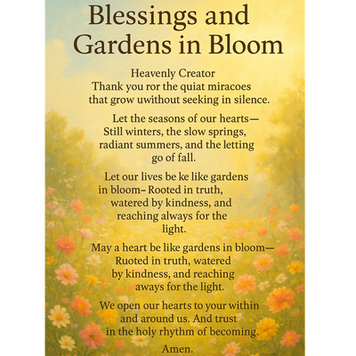Peace Joy and the Sunday Blessings