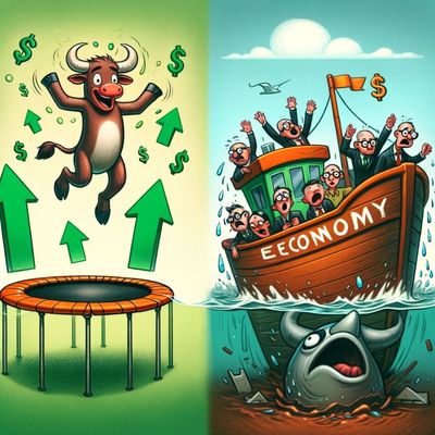 ¿COMO ES POSIBLE?: SUBEN LAS BOLSAS Y LA ECONOMÍA SE HUNDE - Podcast de Marc Vidal