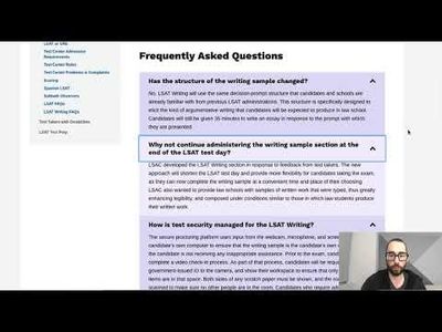 14: Digital LSAT Writing Sample With Online Video Starting June 2019