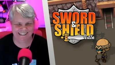 Sword and Shield Idle, a relaxing clicker game for Linux
