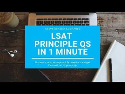 LSAT Principle Questions in 1 Minute | Logical Reasoning